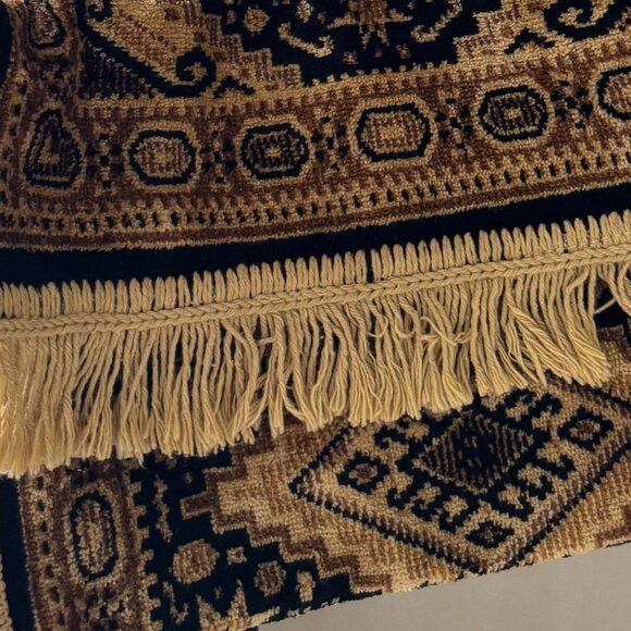 Bohemian Fringe Purse Black and Tan pattern - Picture 4 of 4